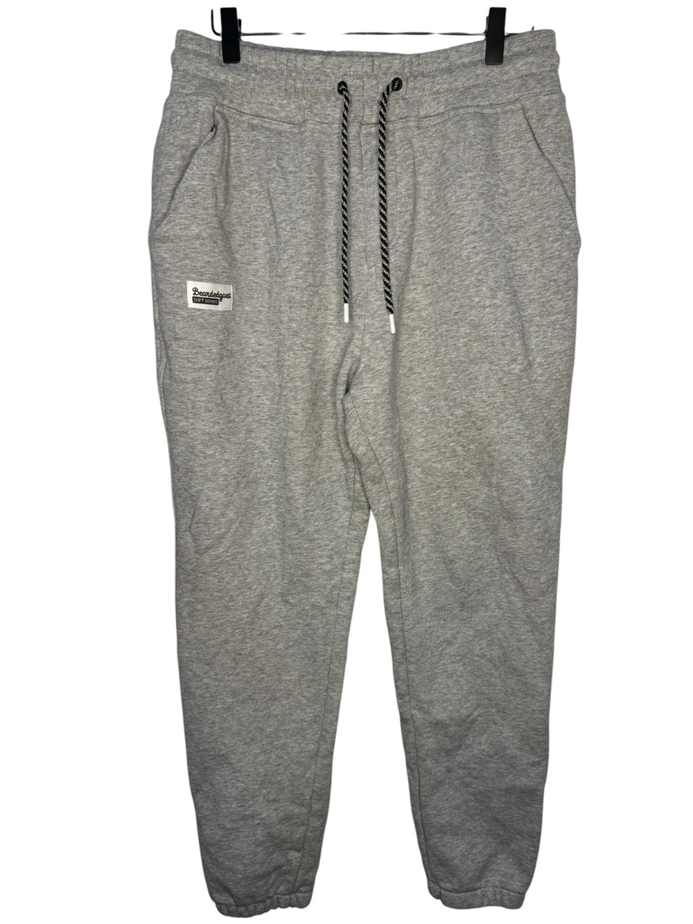Bearded Goat Men's Heather Gray Drawstring Jogger Sweatpants